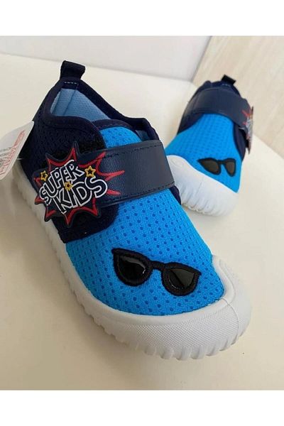 MODA SENİ Băieți Acasă Grădiniță Velcro Creșă Pantofi din in moale Papuci Anti-alunecare