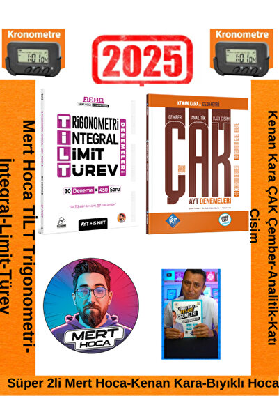 Mert Hoca Yayınları 2025 AYT TİLT Denemeleri-Kenan Kara Çak(Çember-Analitik-K...