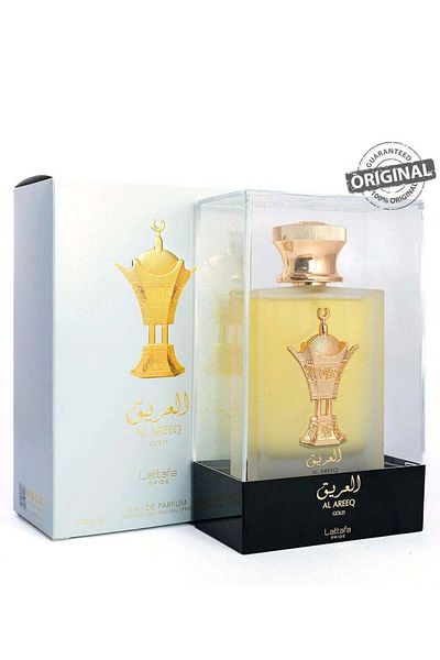 lattafa Lattafa Al Areeq Gold For Women Edp 100Ml - لطافة العريق جولد للنساء او دي بارفان 100 مل