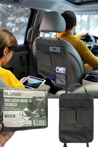 Mega Everest Best Araç Koltuk Arkası Organizer 6 Bölmeli 4 File Gözlü 37*52cm...