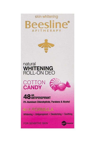 Beesline Cotton Candy White/Pink/Gold White/Pink Lightening Roll-On Deodorant 50ml