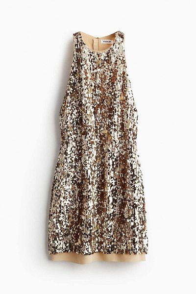H&M Embellished mini dress