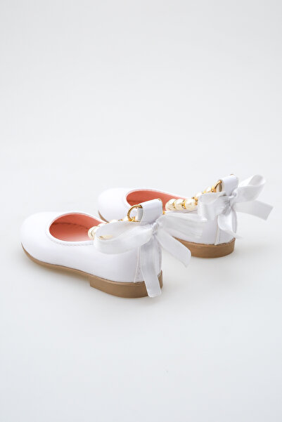 Pabrik Γυαλιστερό λευκό μαργαριτάρι κοριτσίστικο μπαλαρίνα