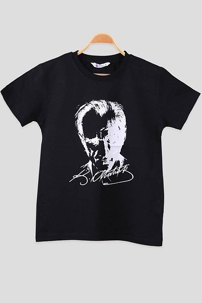 THİS GYOX Steagul unisex pentru tineri cu stea Crescent și Ataturk 23 aprilie 29 octombrie 10 noiembrie Tricou demonstrativ