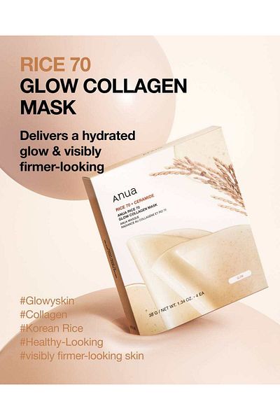 ANUA Rice 70 Glow Collagen Mask 1ae