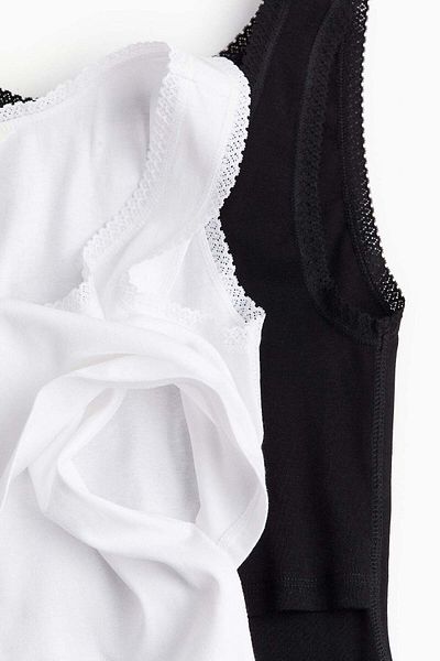 H&M MAMA 2-pack nursing vest tops
