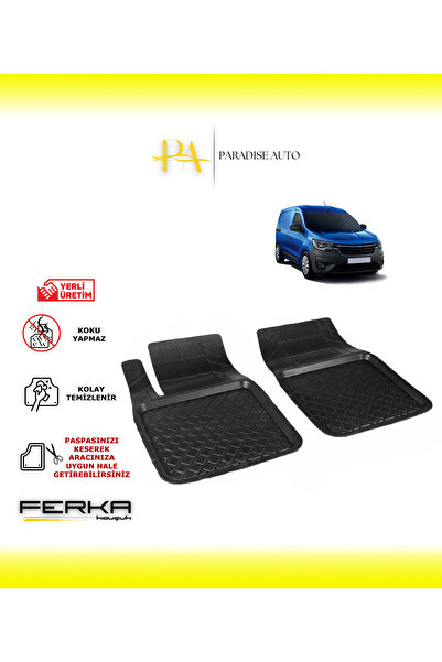 Paradise Auto Renault Express Ön 2 Parça 2021 ve Üstü Uyumlu Havuzlu Paspas