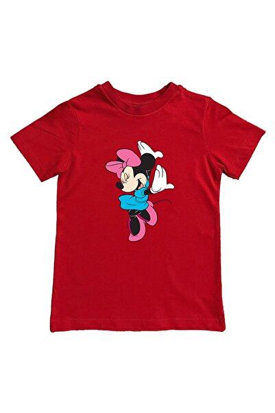 THİS GYOX Unisex Minnie Mouse Printed Cotton Combed Fabric Summer Children's ...