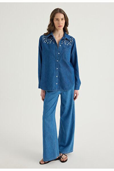 Masha Kate Blugi Liyosel cu picioare late