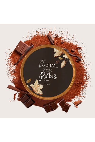 OCHAY Vanilya ve Çikolata Aromalı Rooibos Çayı 50 Gram
