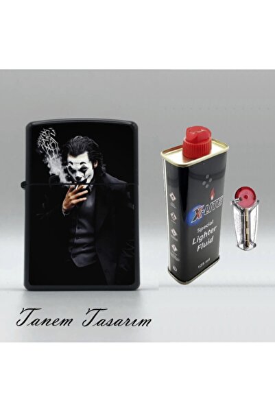 Tanem Tasarım Marlboro - Benzinli Çakmak(x-lite Benzin Gazı 125 Ml Ve 5'li Ça...
