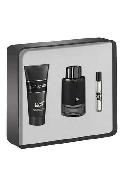 Montblanc Explorer Gift Set of 3 EDP (100 ml, 7.5 ml), After Shave Balm 100 ml