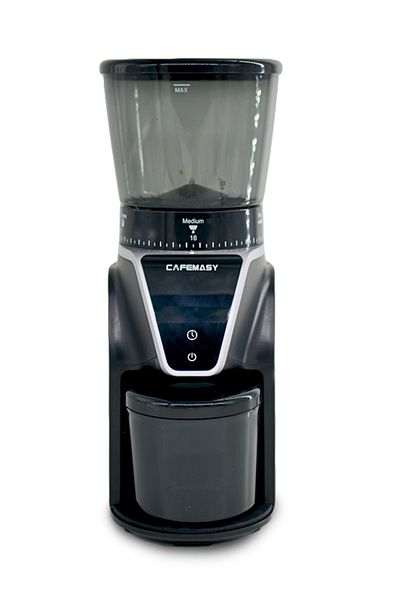 CAFEMASY Electric Fine Grind Coffee Grinder - 31 Grind Settings, Stainless Steel Blades and Digital Control Panel, for Drip and Espresso