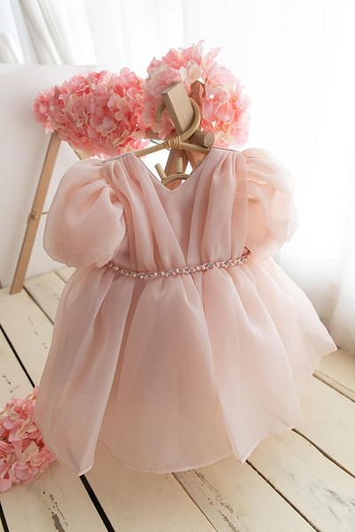 PİTABABY Rosalin - Powder Special Day Girl's Dress