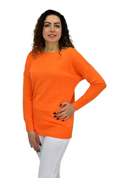 D LAVELLA Women's Boat Neck Sports Sweater 12489 Bgl-St04098