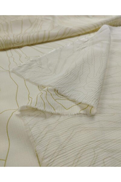 Kumaş Parça Крем кольору бавовняна синтетична сумішева тканина (ширина 140 см...