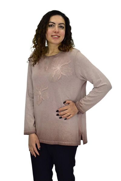 shine Women's Cotton Italian Sweater 4547 Bgl-St04094