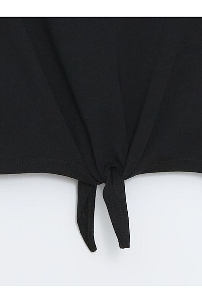 LC Waikiki Tricou pentru fete cu gât crew de sezon nou - S5IB38Z4