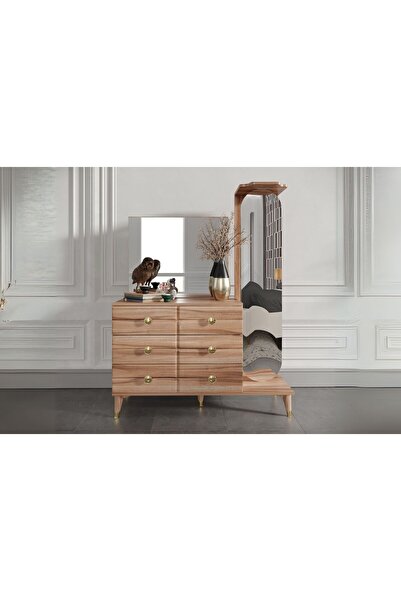 Doressa Berra Brown Boy Aynalı Şifonyer