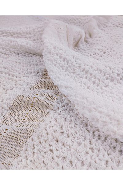 Kumaş Parça Jarrse σε πορτοκαλί χρώμα (Πλάτος 130 cm x Μήκος 125 cm)