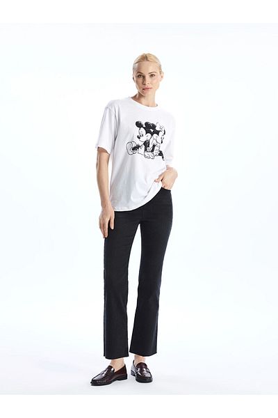 LC Waikiki Crop Flare Women's Jean Pants