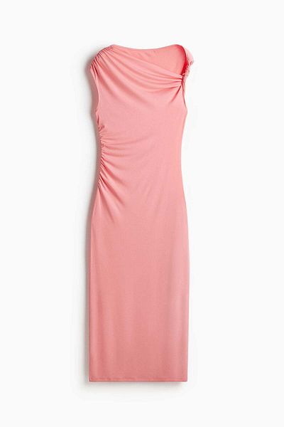 H&M Twist-detail one-shoulder dress