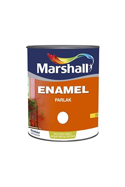 Marshall Enamel(DEKORATİF) Parlak Yağlı Boya Siyah 0.75lt=1kg-ahşap Metal Bet...
