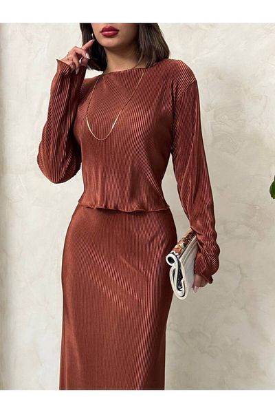 fhk atelier Crinkle Skirt Set