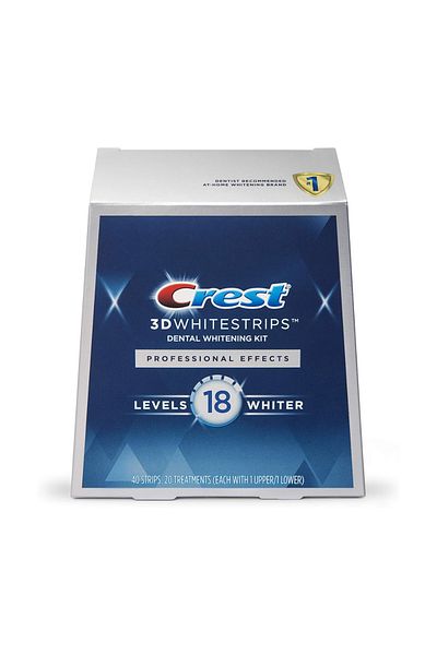 CREST شرائط تبييض الأسنان ثلاثية الأبعاد، 40 شريطًا