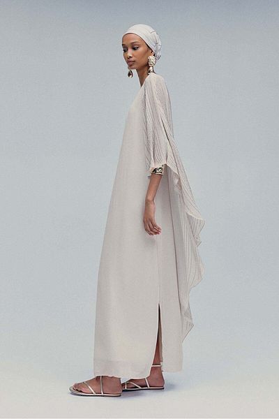 H&M Rhinestone-embellished cape dress
