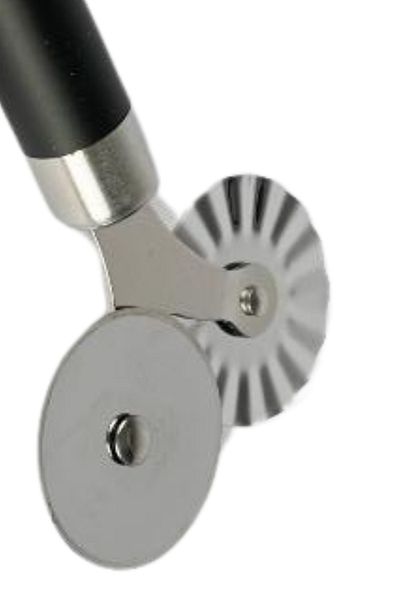 ODTA Steel Double Head Pizza Ravioli Dough Cutter Cutting Knife Dough Roller Dough Forming Machine
