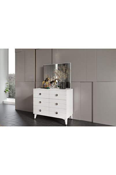 Doressa City White Şifonyer