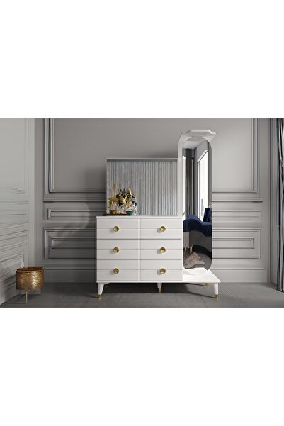 Doressa Kenta Boy Aynalı Şifonyer