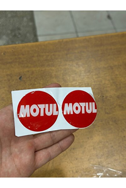 Palas Motor MOTOSİKLET REFLEKTÖR STİCKERI YUVARLAK MOTUL ETİKET