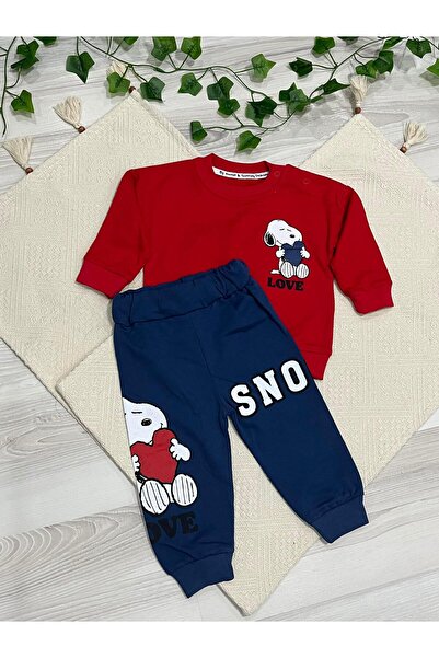 Snoopy Baskılı 2'li Takım