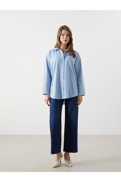 LC Waikiki Lcw Women's Jean Shirt Tunic Fast Fashion