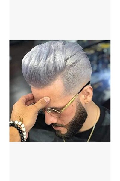 SMP Gray boya berber colarist 2 li set gri kuaför boyası mor şampuan