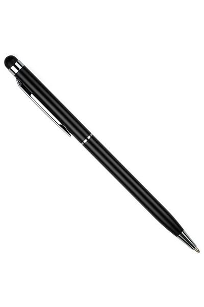 Generic STYLUS TOUCH SCREEN PEN 2 in 1 Black