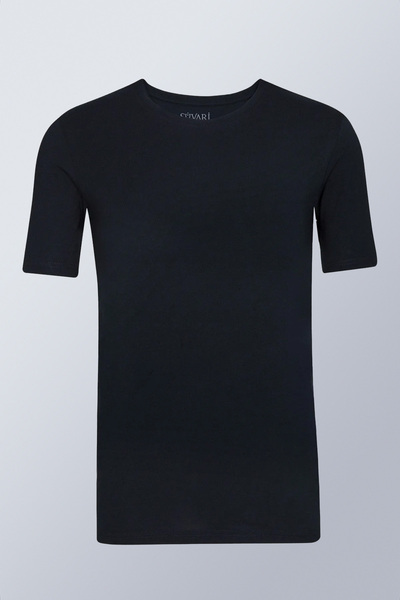 SÜVARİ Yuvarlak Yaka Özel Üretim Tshirt Regular Normal Kalıp