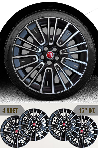 PackGar Fiat Egea Urban 15'' İnç Jant Kapağı 4 ADET (5 bijon bütün fiat araçl...