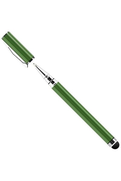 Generic Stylus Touch Pen 2-In-1 with Cover Green