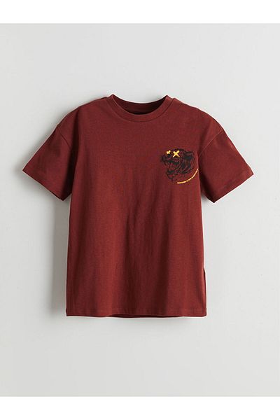 LC Waikiki Tricou pentru băiat cu gât crew de sezon nou - S5IU53Z4