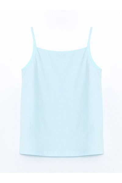 LC Waikiki New Season Square Collar Girl's Undershirt - S5Gr07Z4
