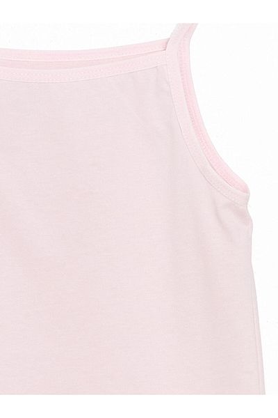 LC Waikiki New Season Square Collar Girl's Undershirt - S5Gr07Z4