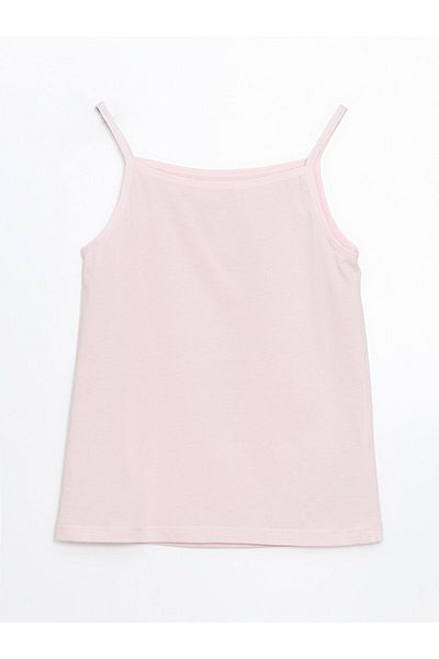 LC Waikiki New Season Square Collar Girl's Undershirt - S5Gr07Z4