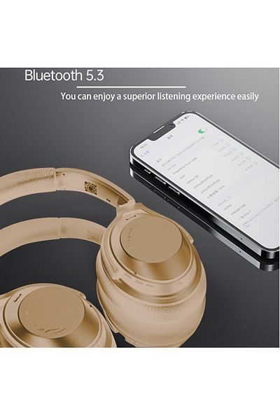 Fingertime ANC Wireless Bluetooth Headset, Over-Ear Active Noise Reduction for Gaming-esports PC Mobile Tablet