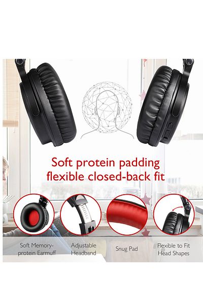 Oneodio Pro M Wireless Over-Ear Stereo Gaming Headphone with Mic for Ps4 Xbox One PC