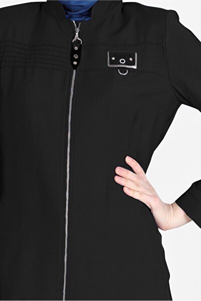 Alvina Kuşaklı Fermuarlı Trençkot 10552