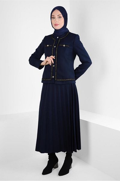 Alvina COSTUM DE FUSTE PLISATE 30405