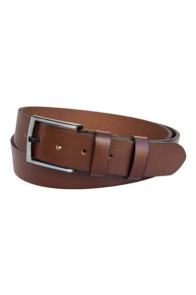 Süzer Deri Battal Size 4 Cm. Buckle Sports Men's Belt Flat Model